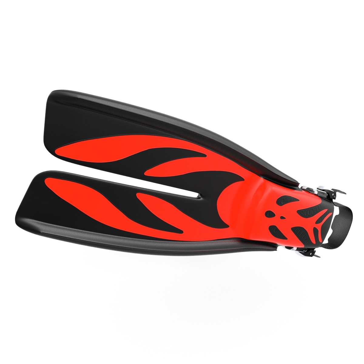 3D model Swim Fins 3 Red