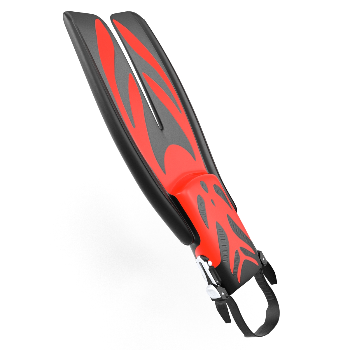 3D model Swim Fins 3 Red