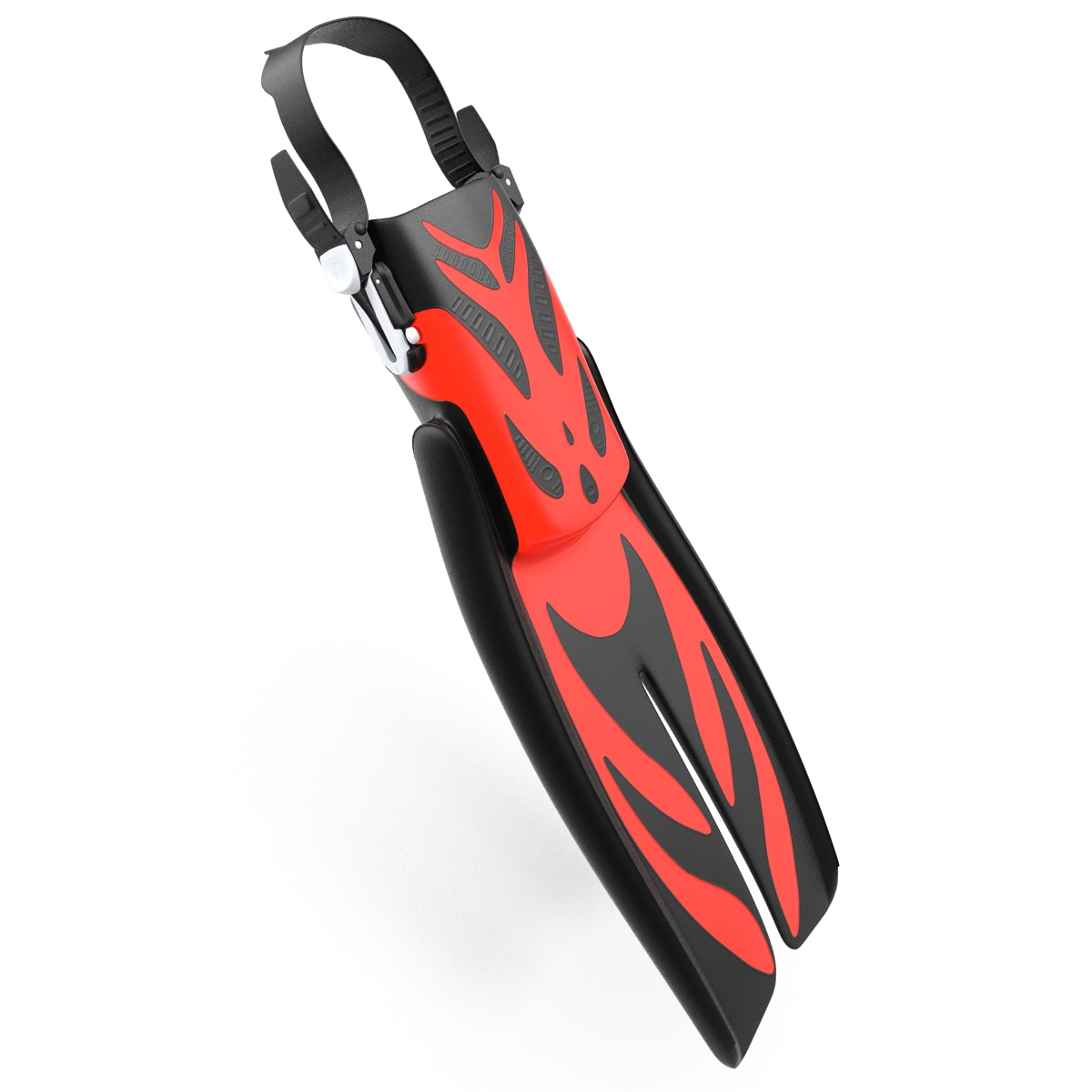 3D model Swim Fins 3 Red