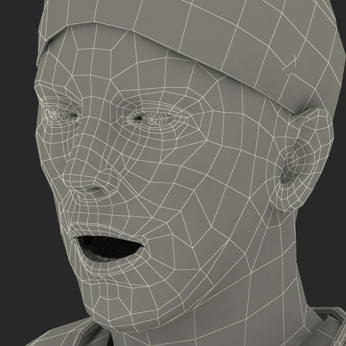 Male Surgeon Caucasian Rigged 3D model