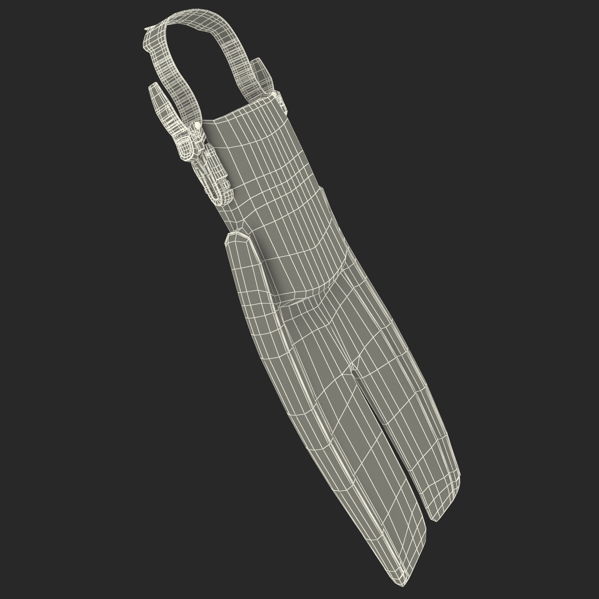 Swim Fins 3 Generic 3D model