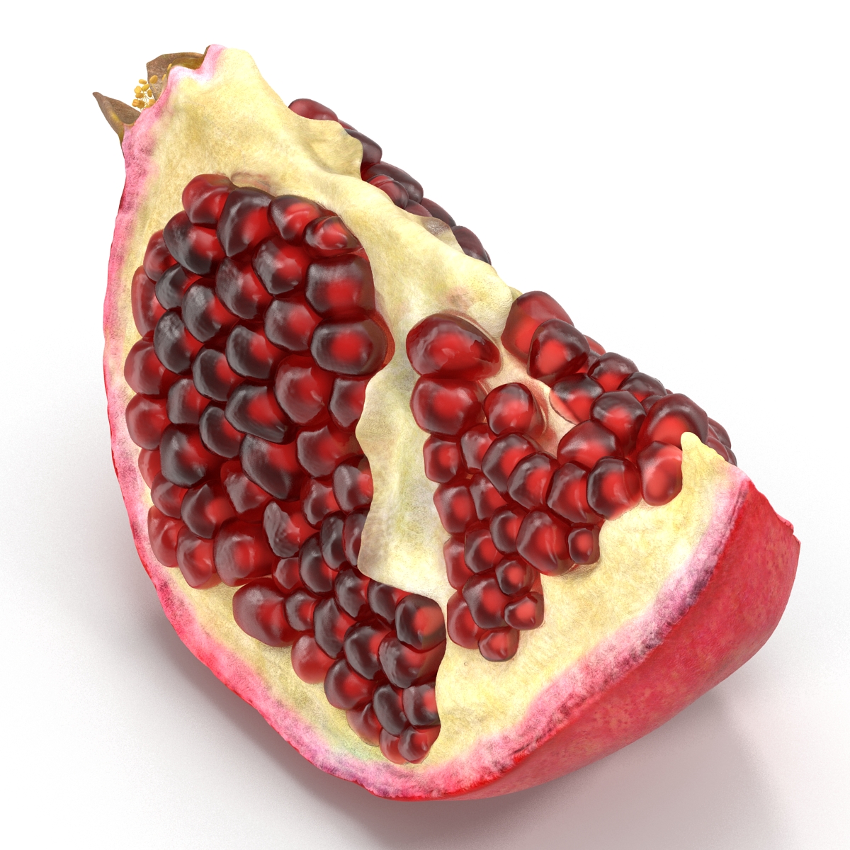 Pomegranate Slice 3D