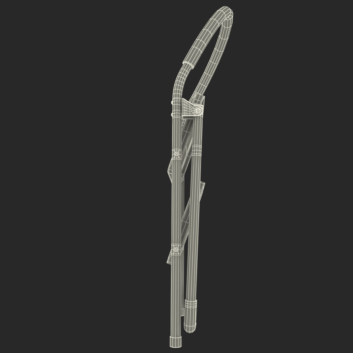 3D model Step Ladder 3 Rigged