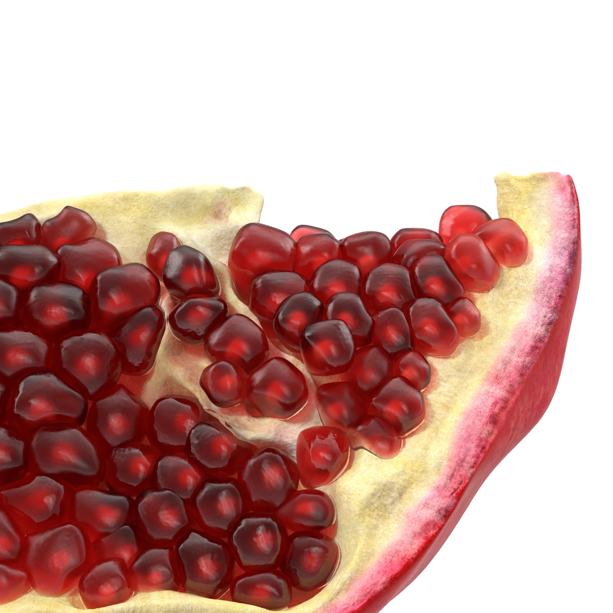 Pomegranate Slice 3 3D model