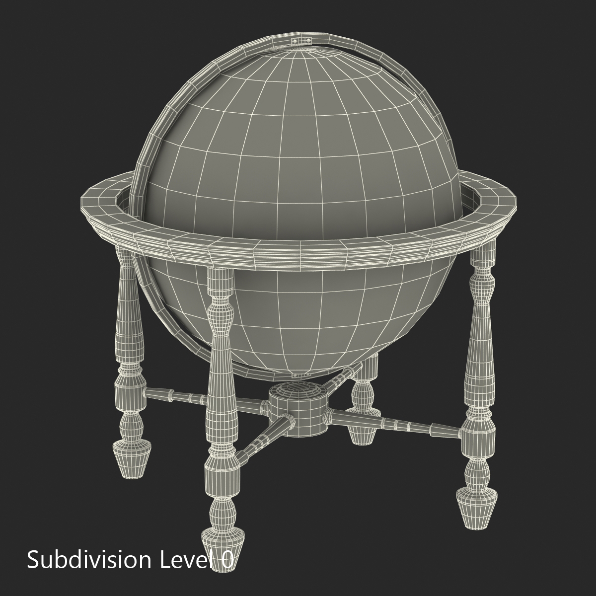 3D model Antique Globe 2