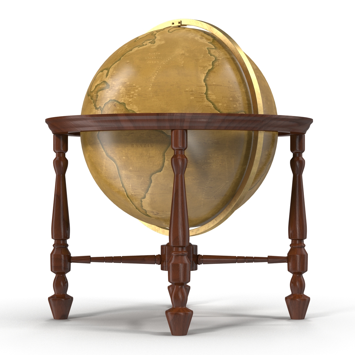 3D model Antique Globe 2