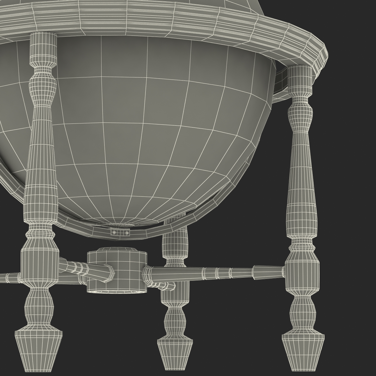 3D model Antique Globe 2