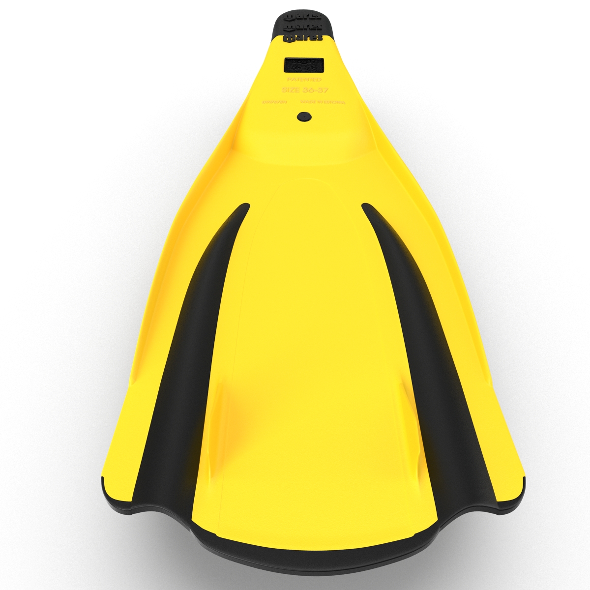 3D Swim Fins 2 Yellow model