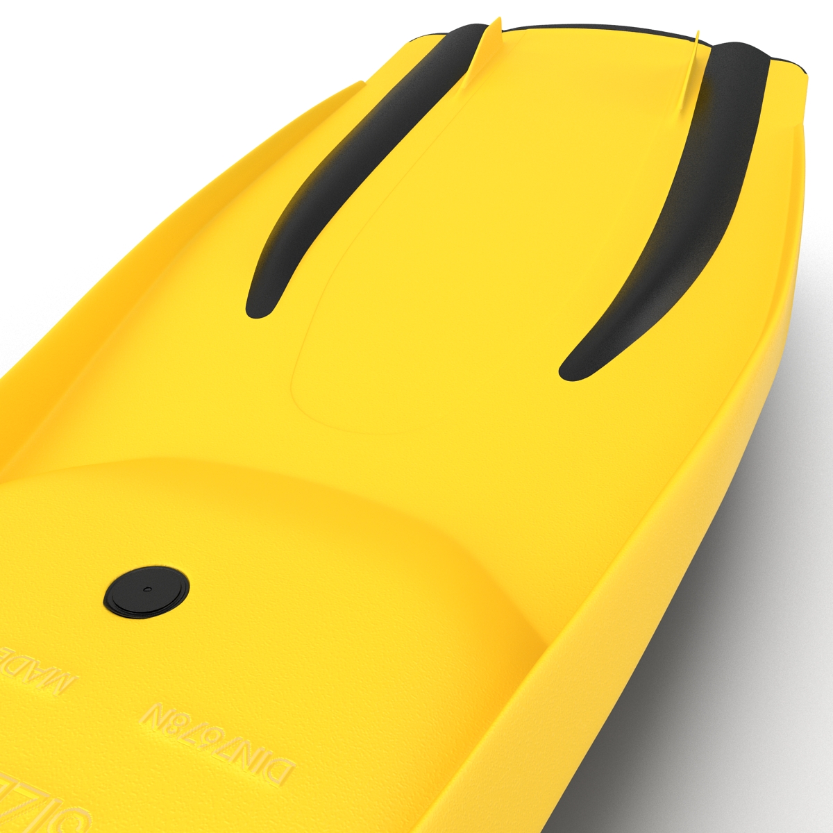 3D Swim Fins 2 Yellow model