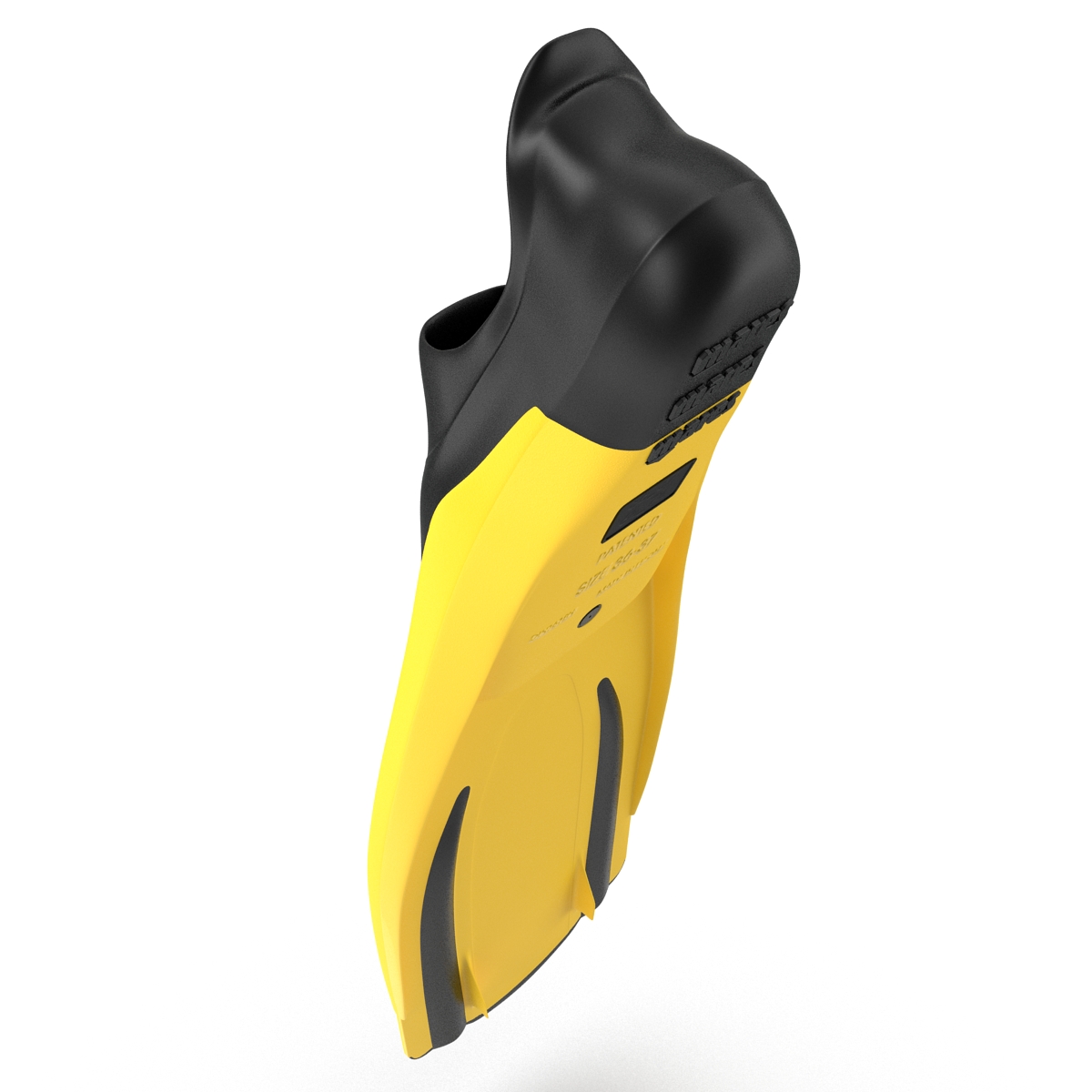 3D Swim Fins 2 Yellow model