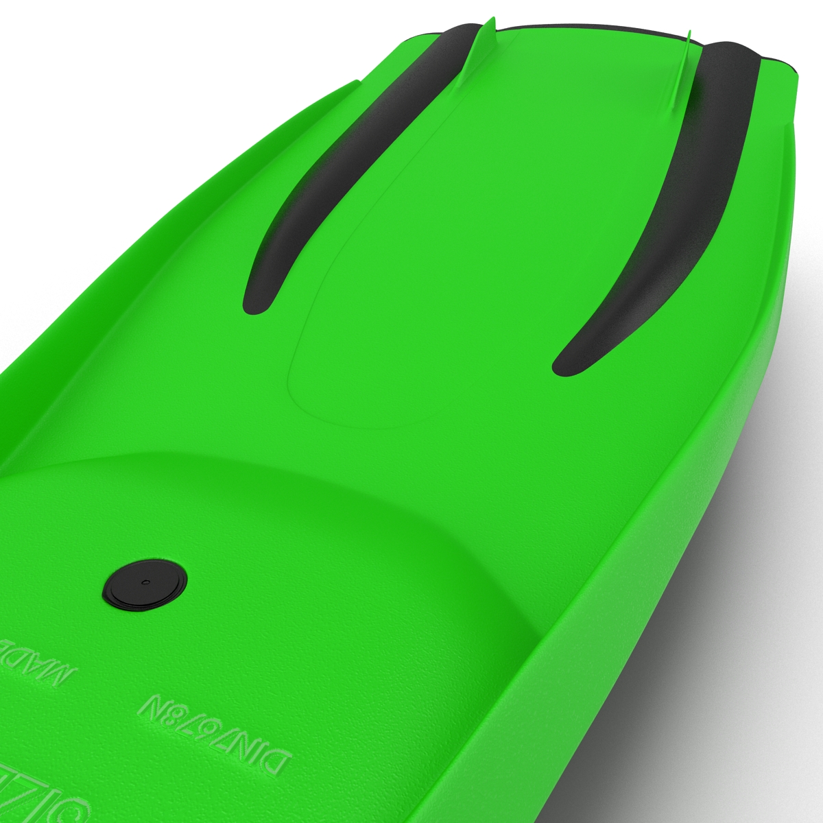 Swim Fins 2 Green 3D