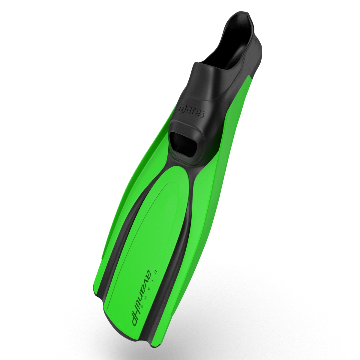 Swim Fins 2 Green 3D