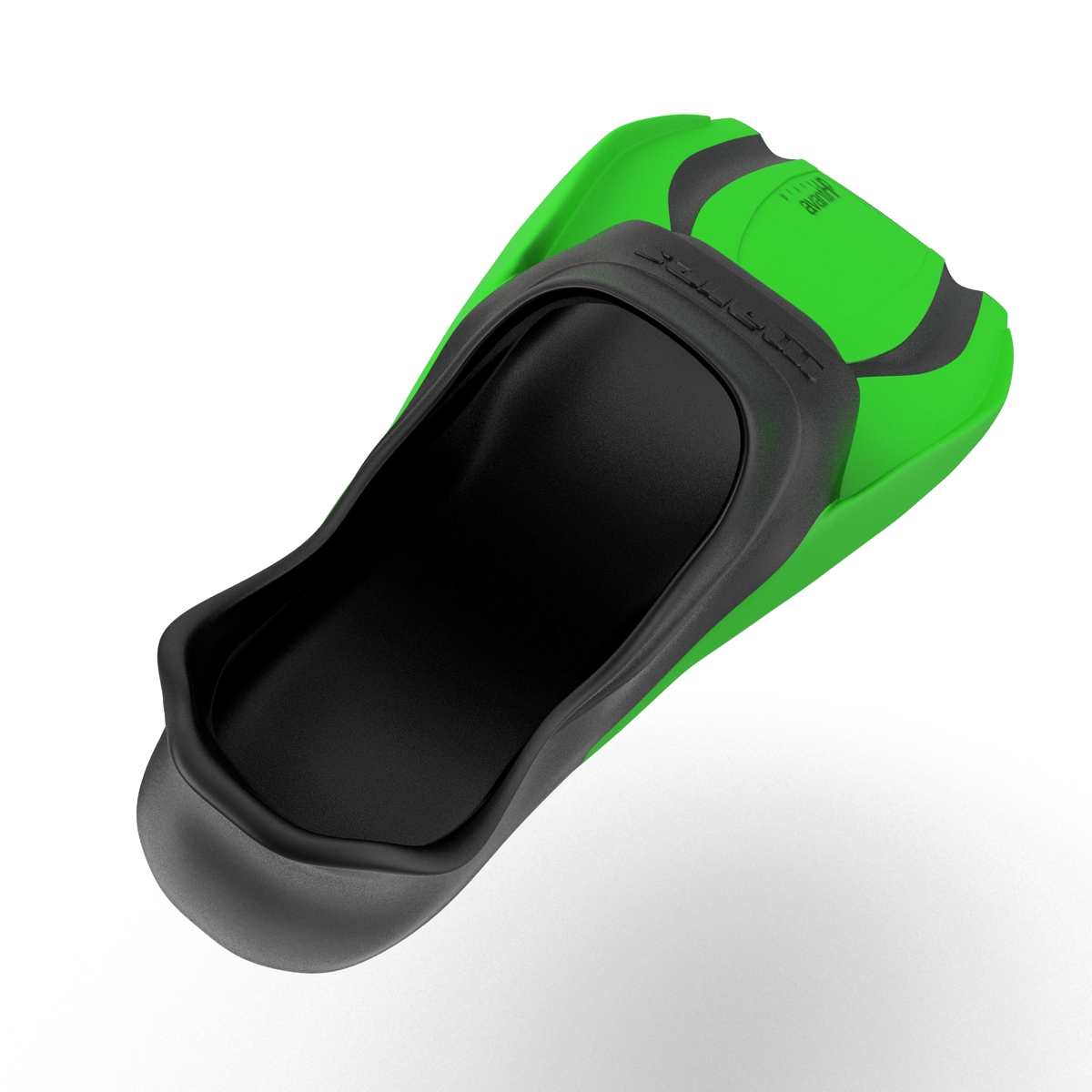 Swim Fins 2 Green 3D