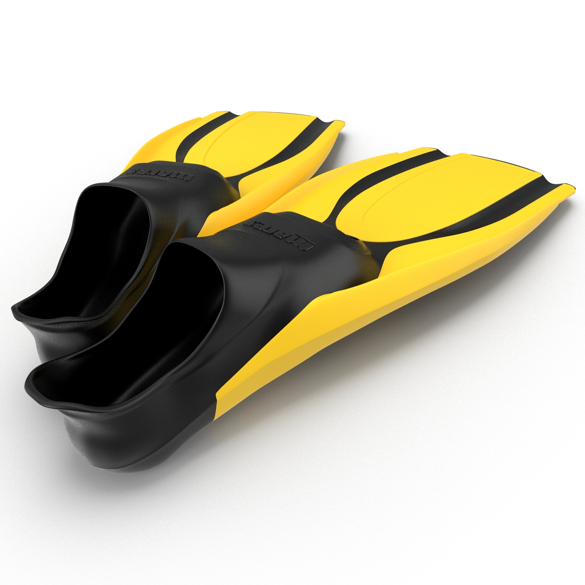 Swim Fins 2 Generic 3D model