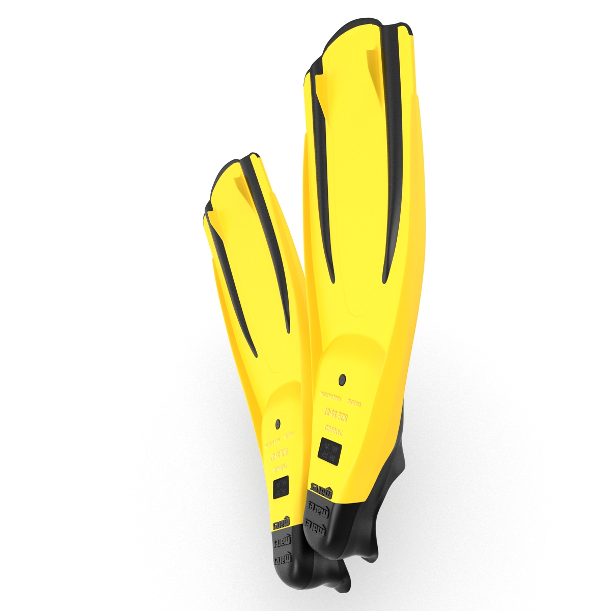 Swim Fins 2 Generic 3D model