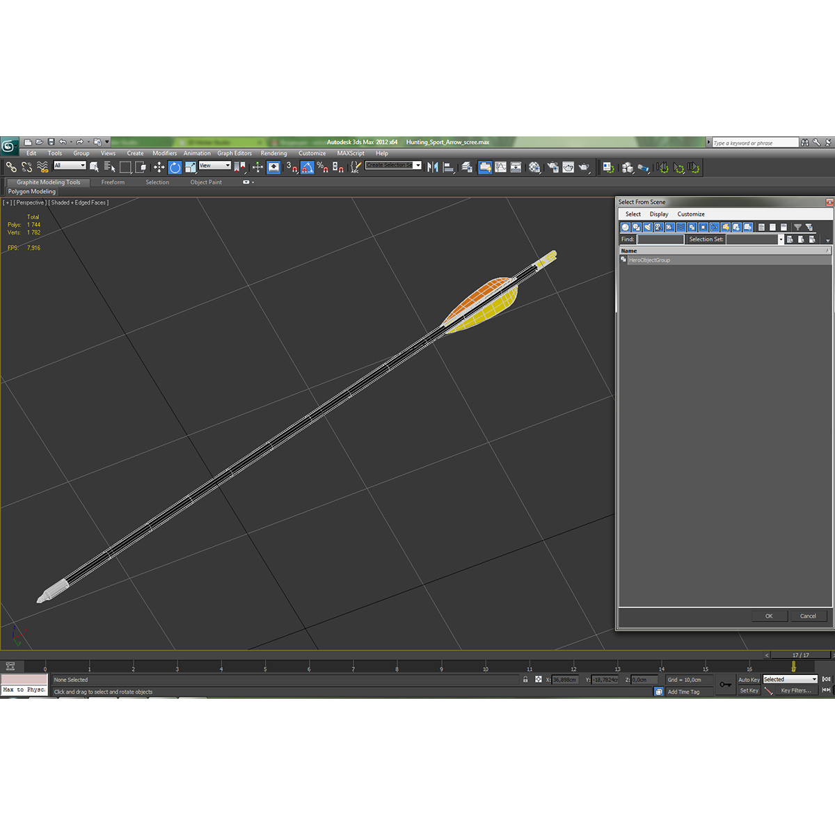 Hunting Sport Arrow 3D model