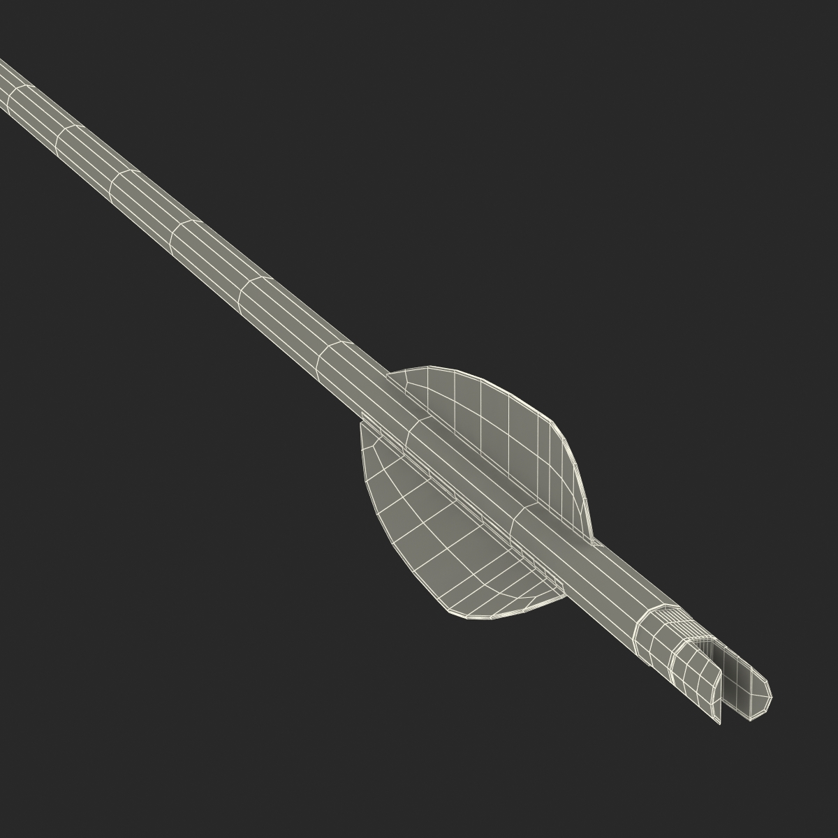 Hunting Sport Arrow 3D model