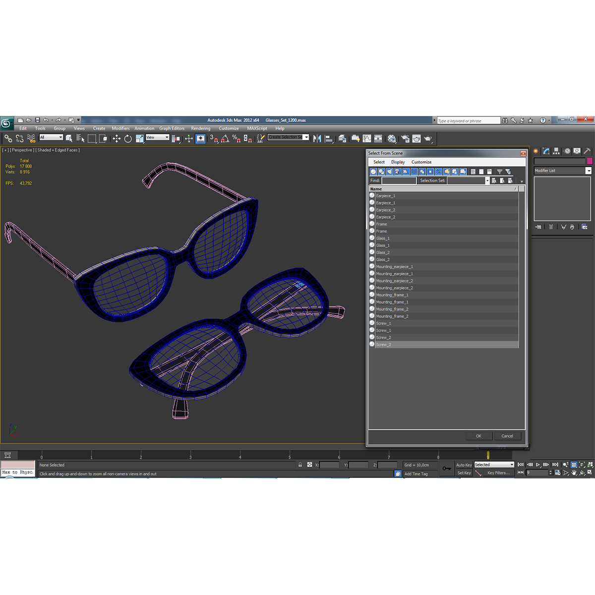 3D Glasses Set 2 model