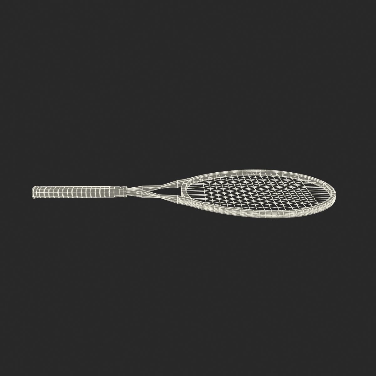 3D Tennis Racket model