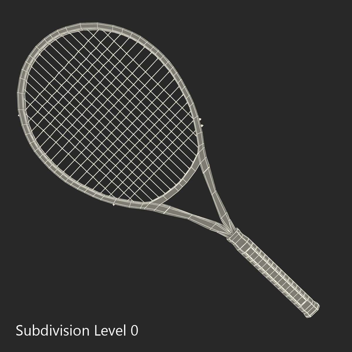 3D Tennis Racket Generic