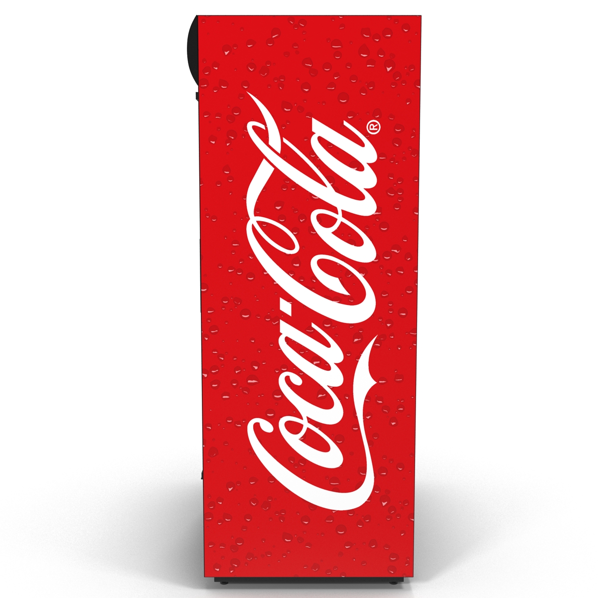 Coca Cola Double Door Display Refrigerator 3D