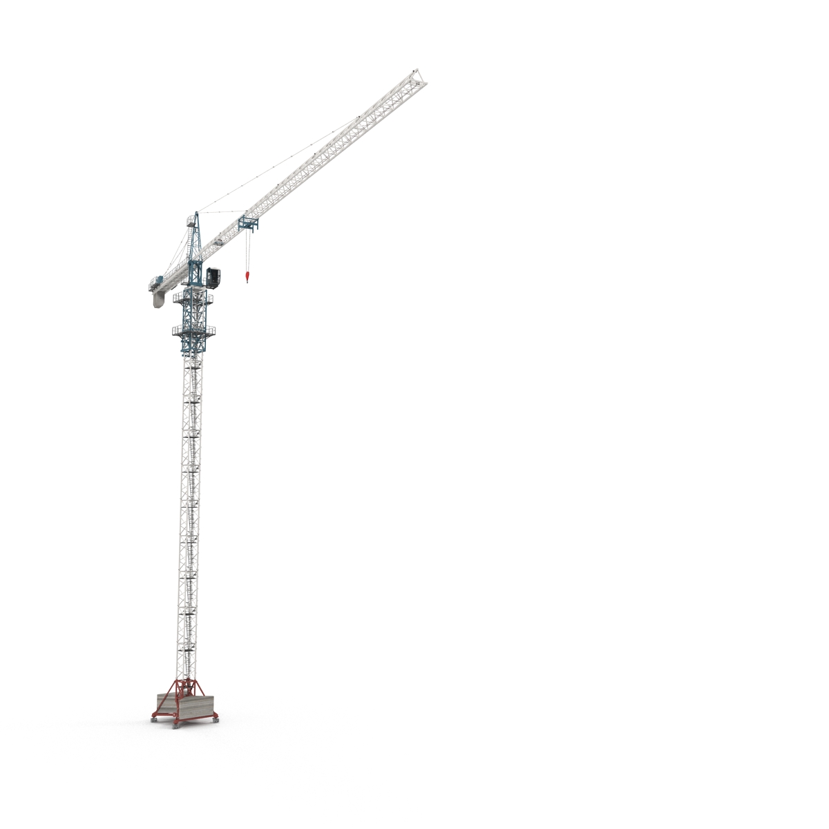 3D Tower Crane Rigged model