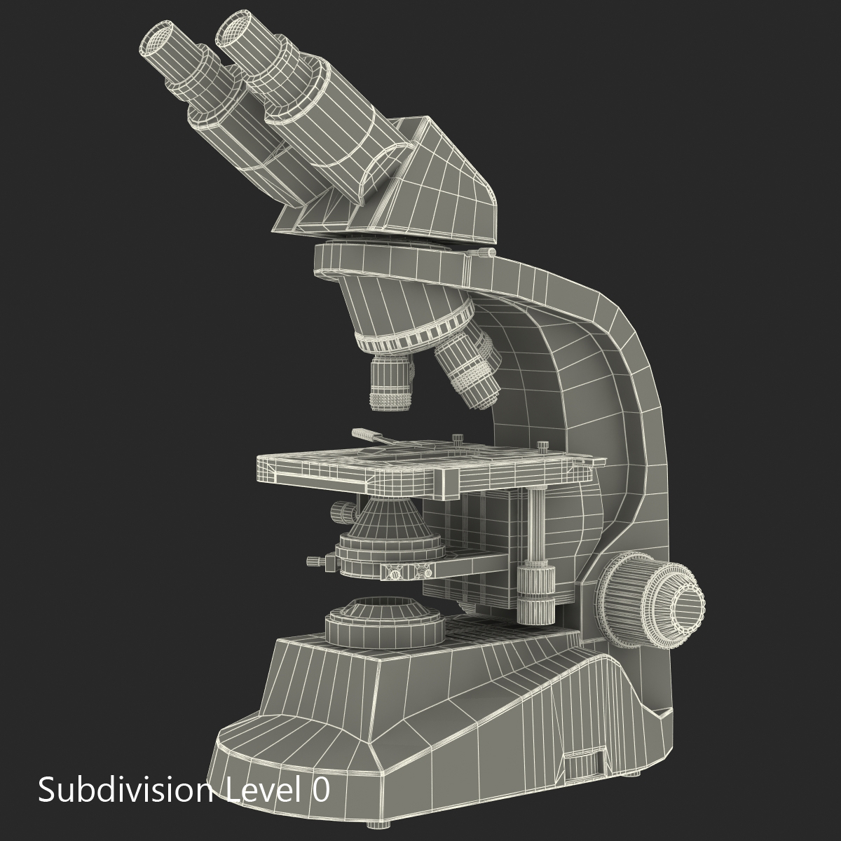 3D model Microscope