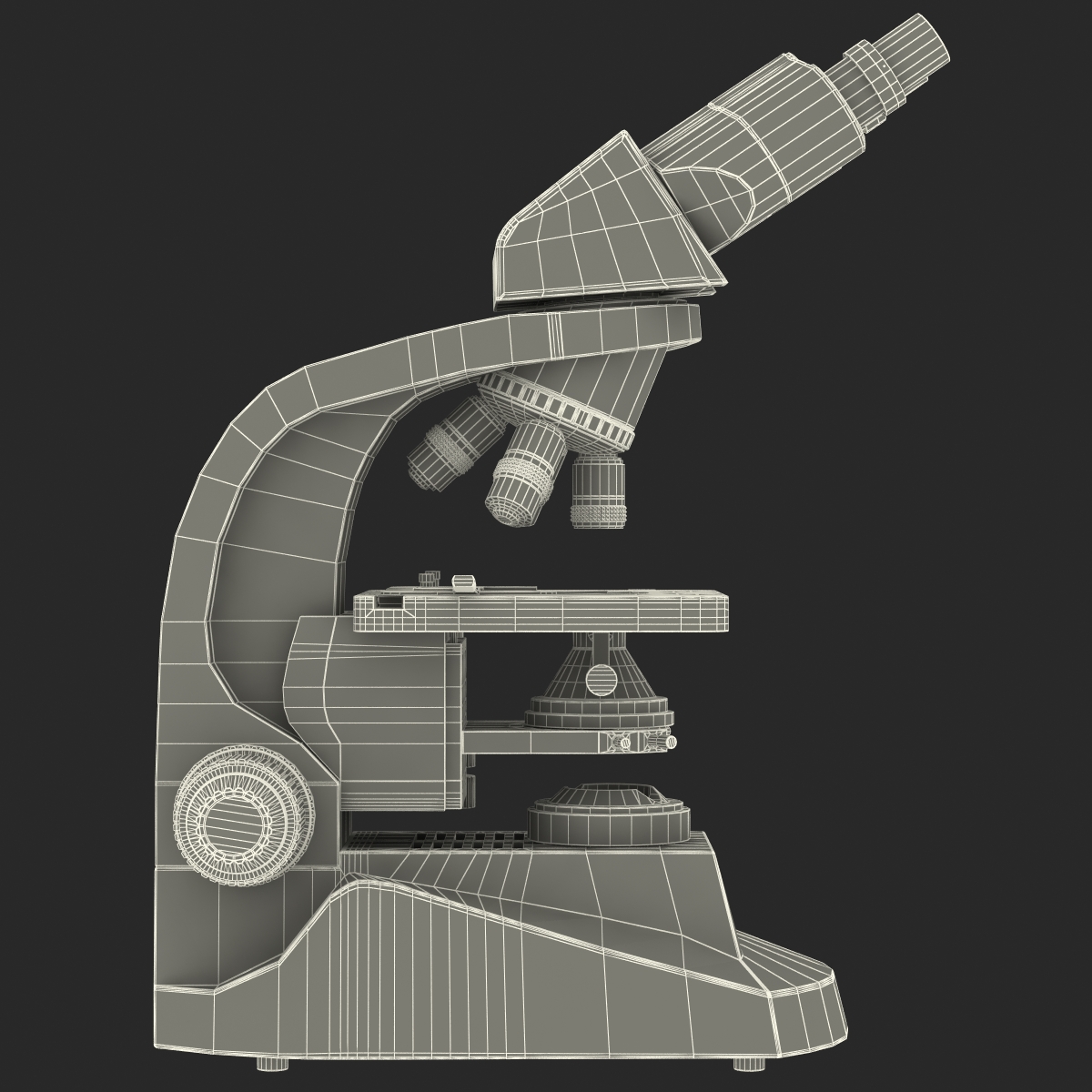 3D model Microscope