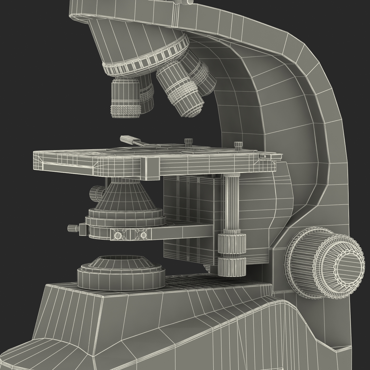 3D model Microscope