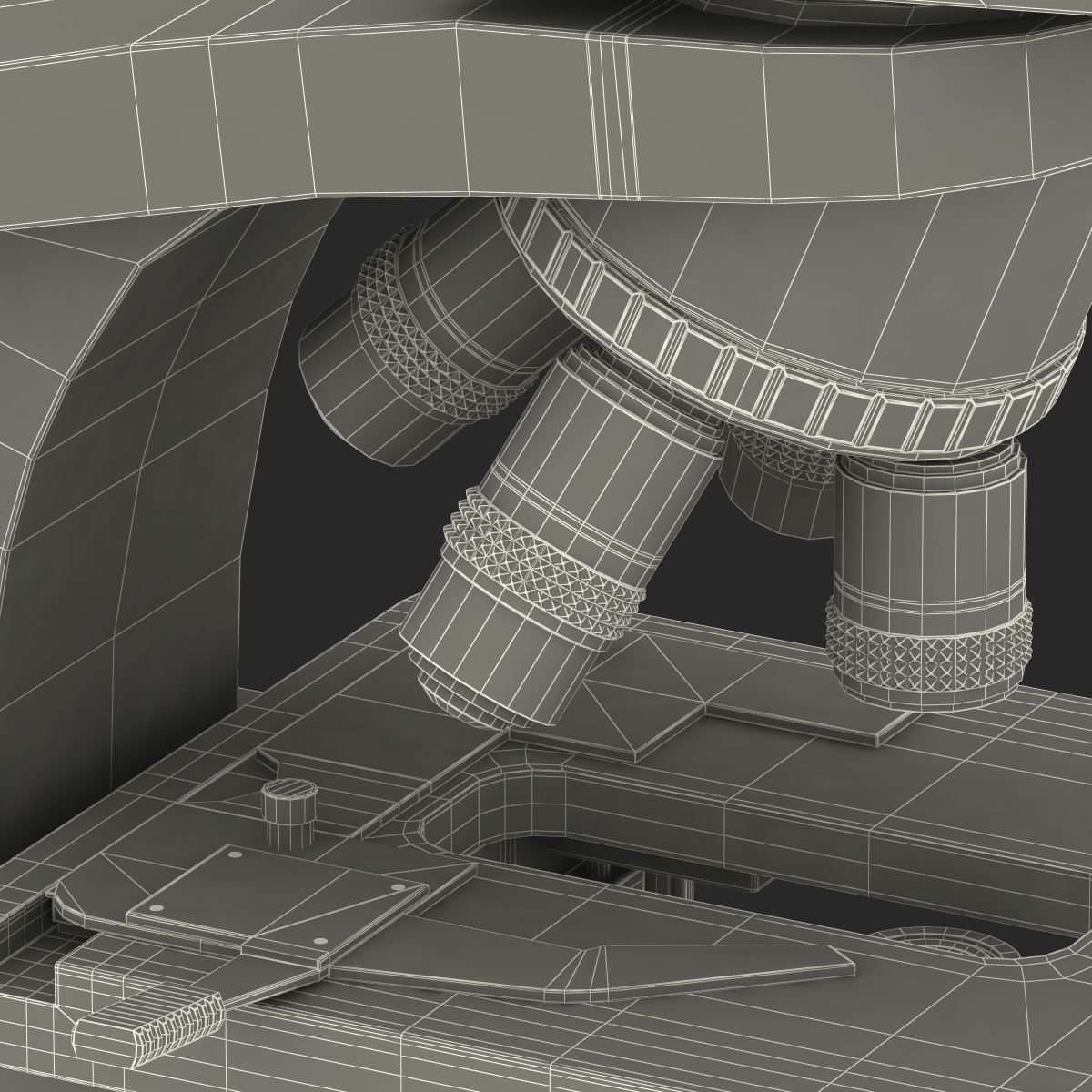 3D model Microscope