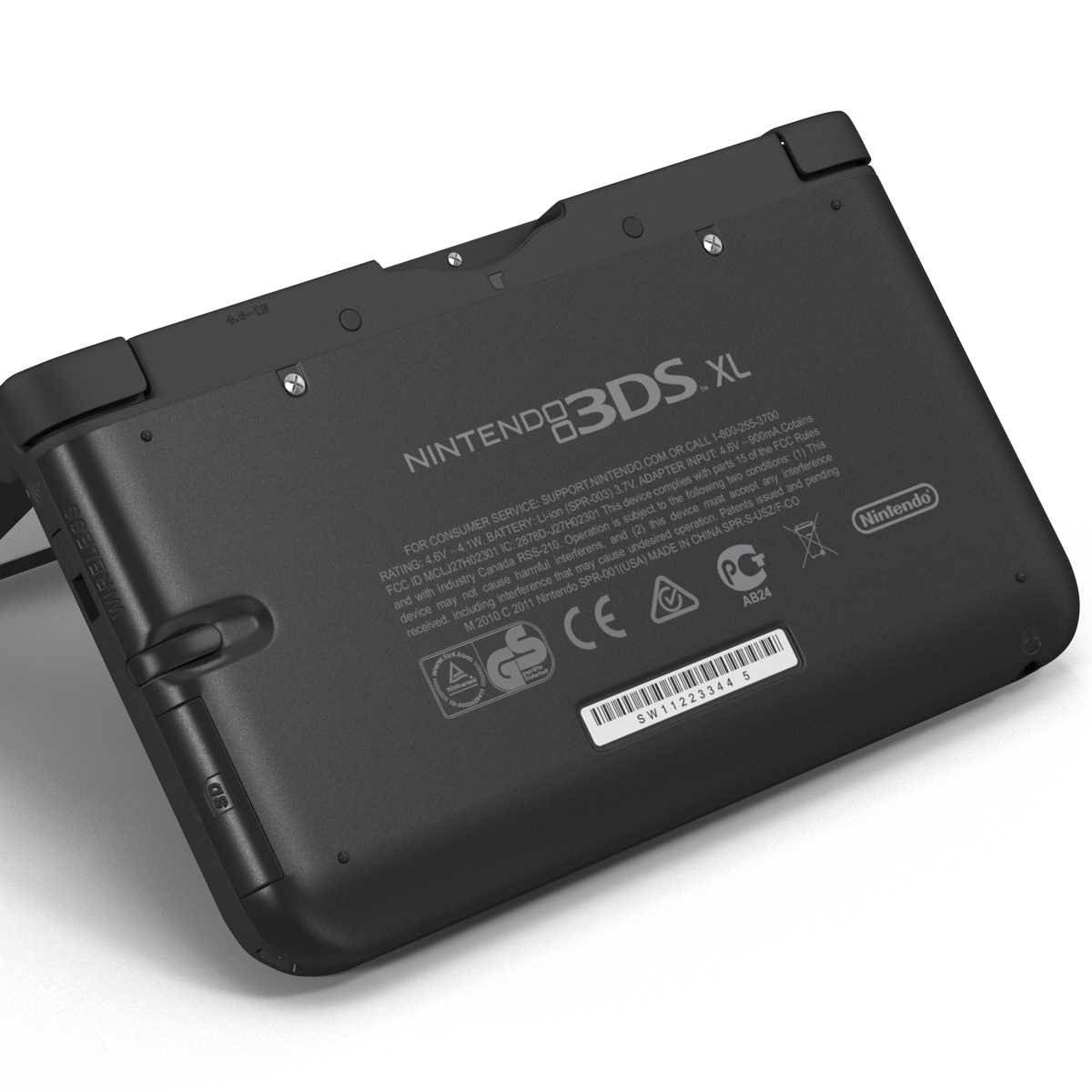 3D Nintendo 3DS XL Black