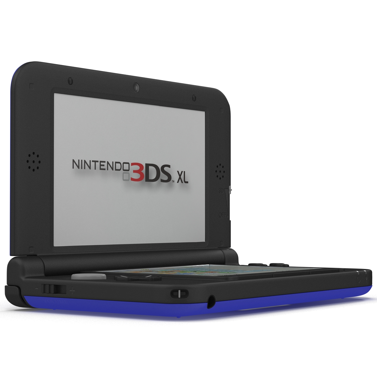 3D model Nintendo 3DS XL Blue