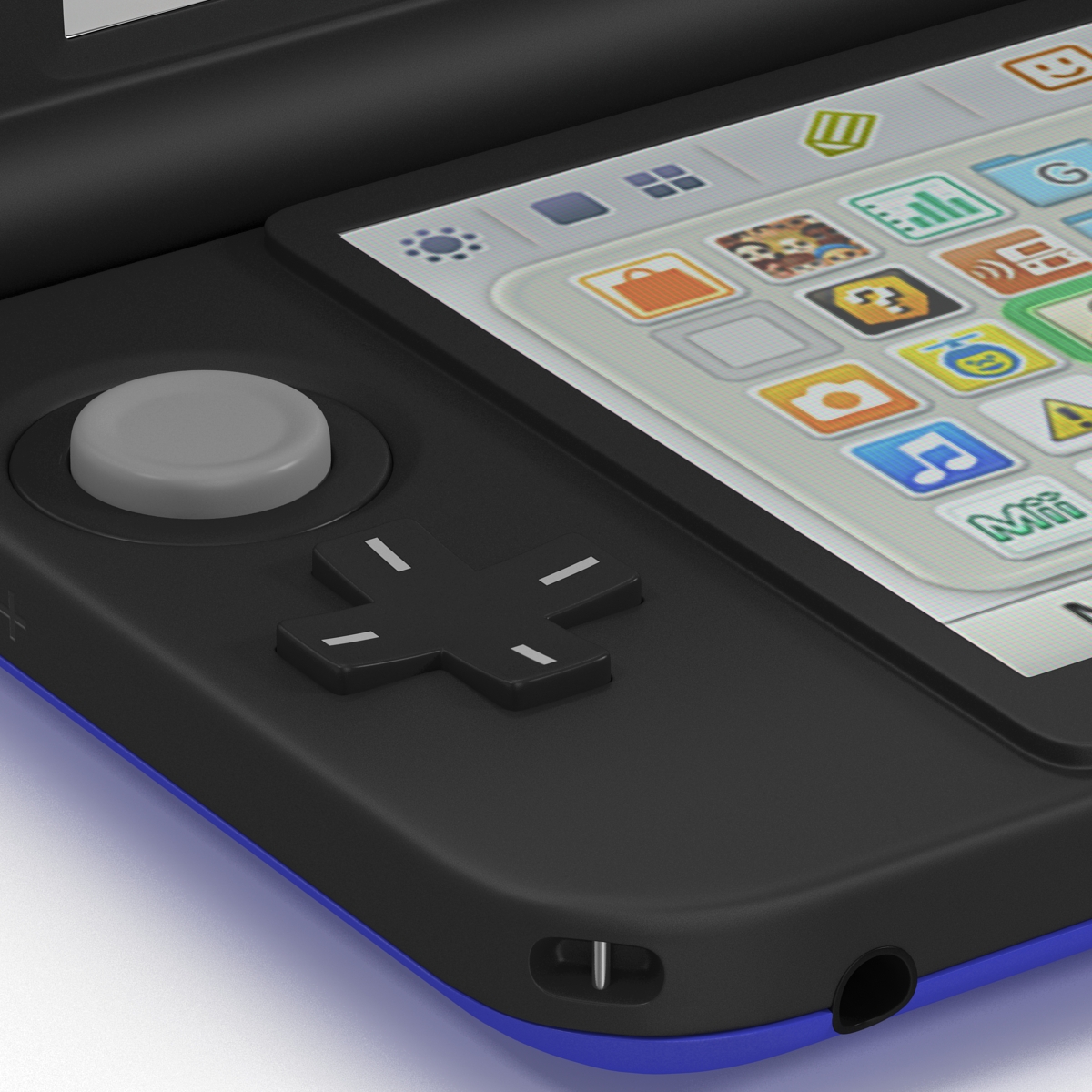 3D model Nintendo 3DS XL Blue