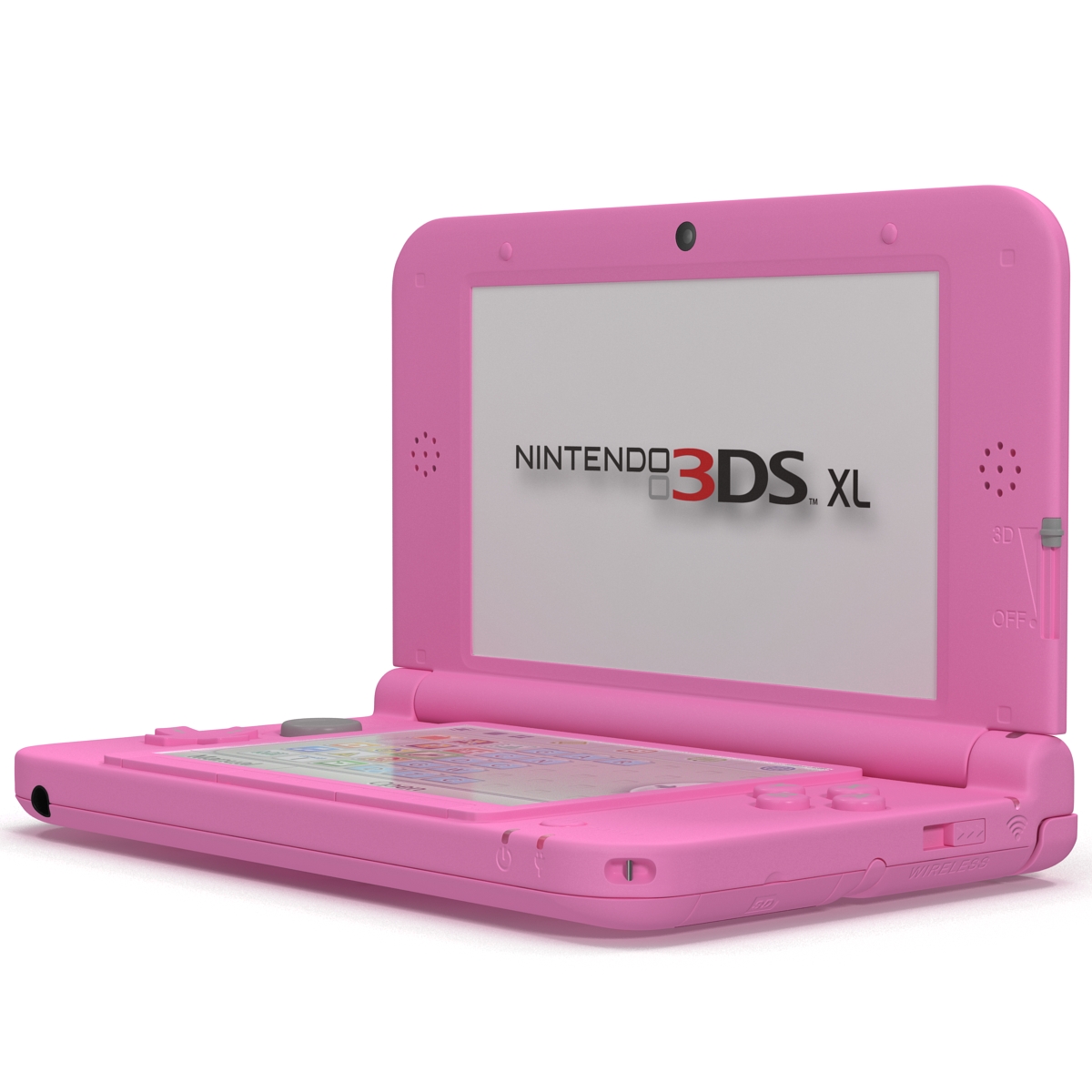 3D model Nintendo 3DS XL Pink