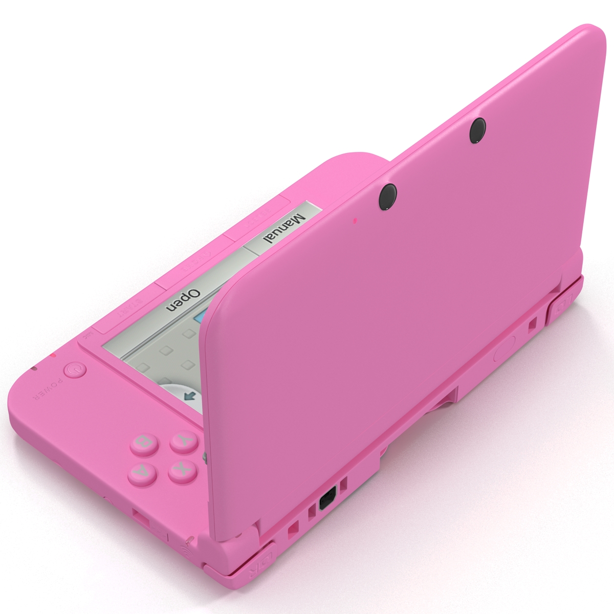 3D model Nintendo 3DS XL Pink