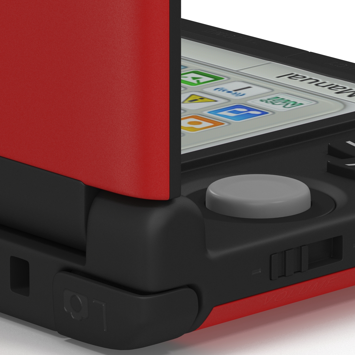 Nintendo 3DS XL Red 3D model