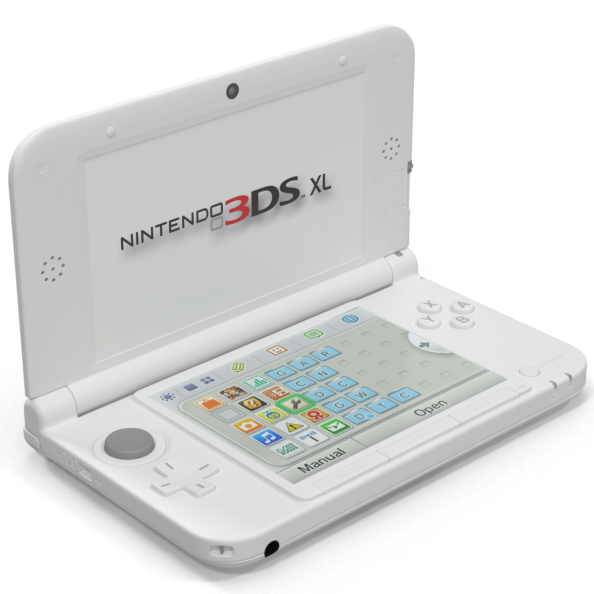 3D Nintendo 3DS XL White