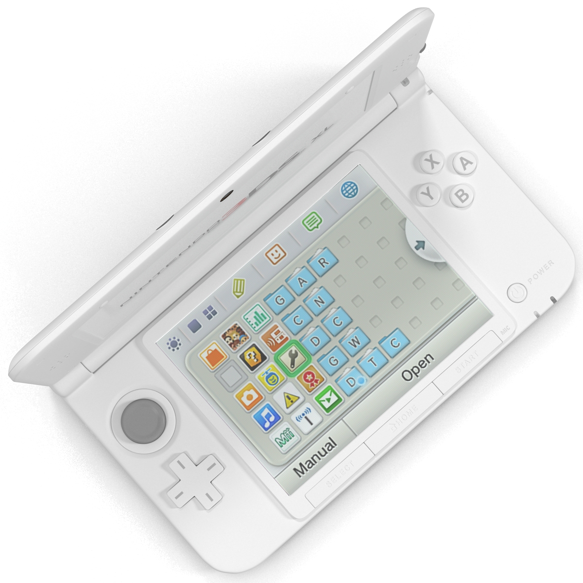 3D Nintendo 3DS XL White