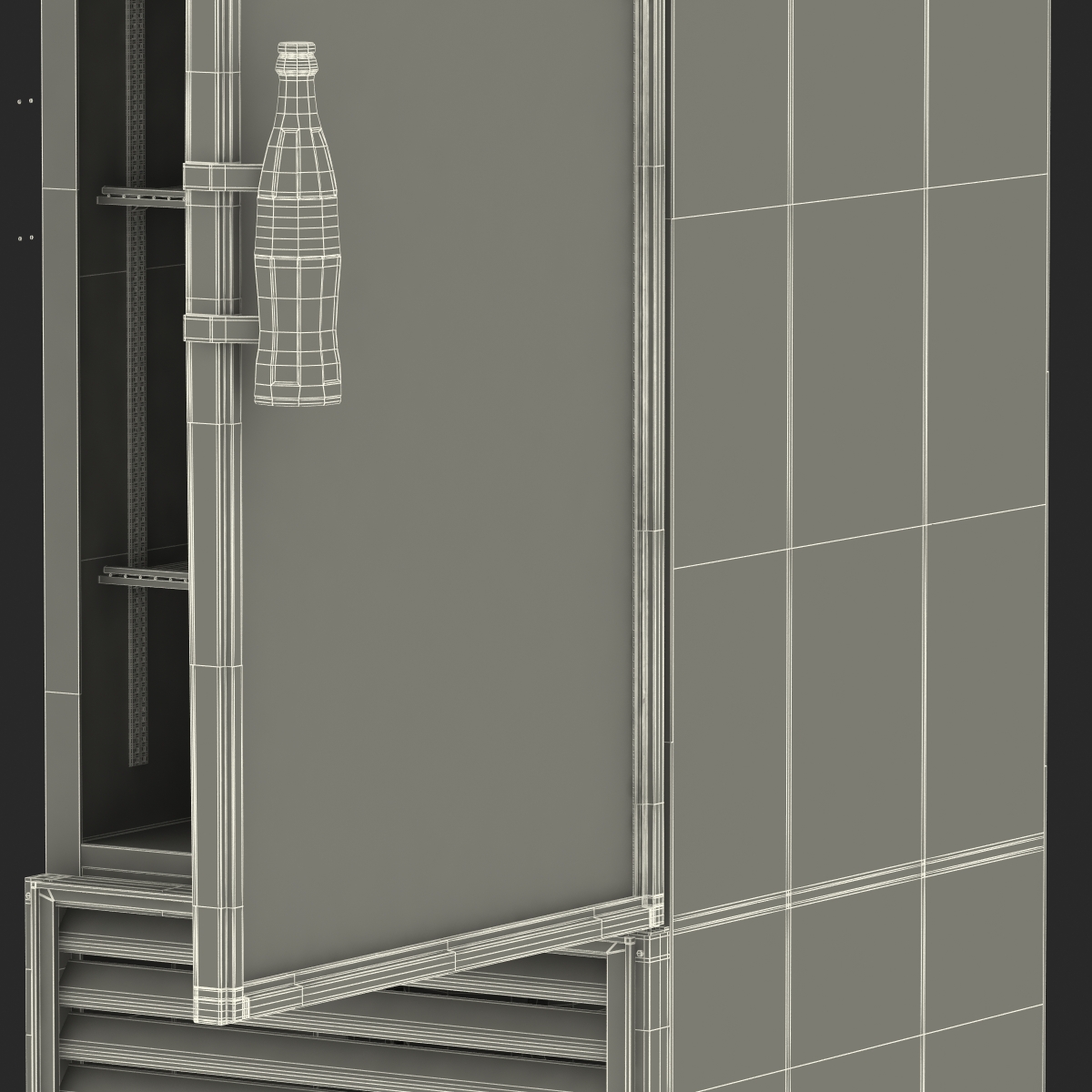 Refrigerator Sprite 3D model