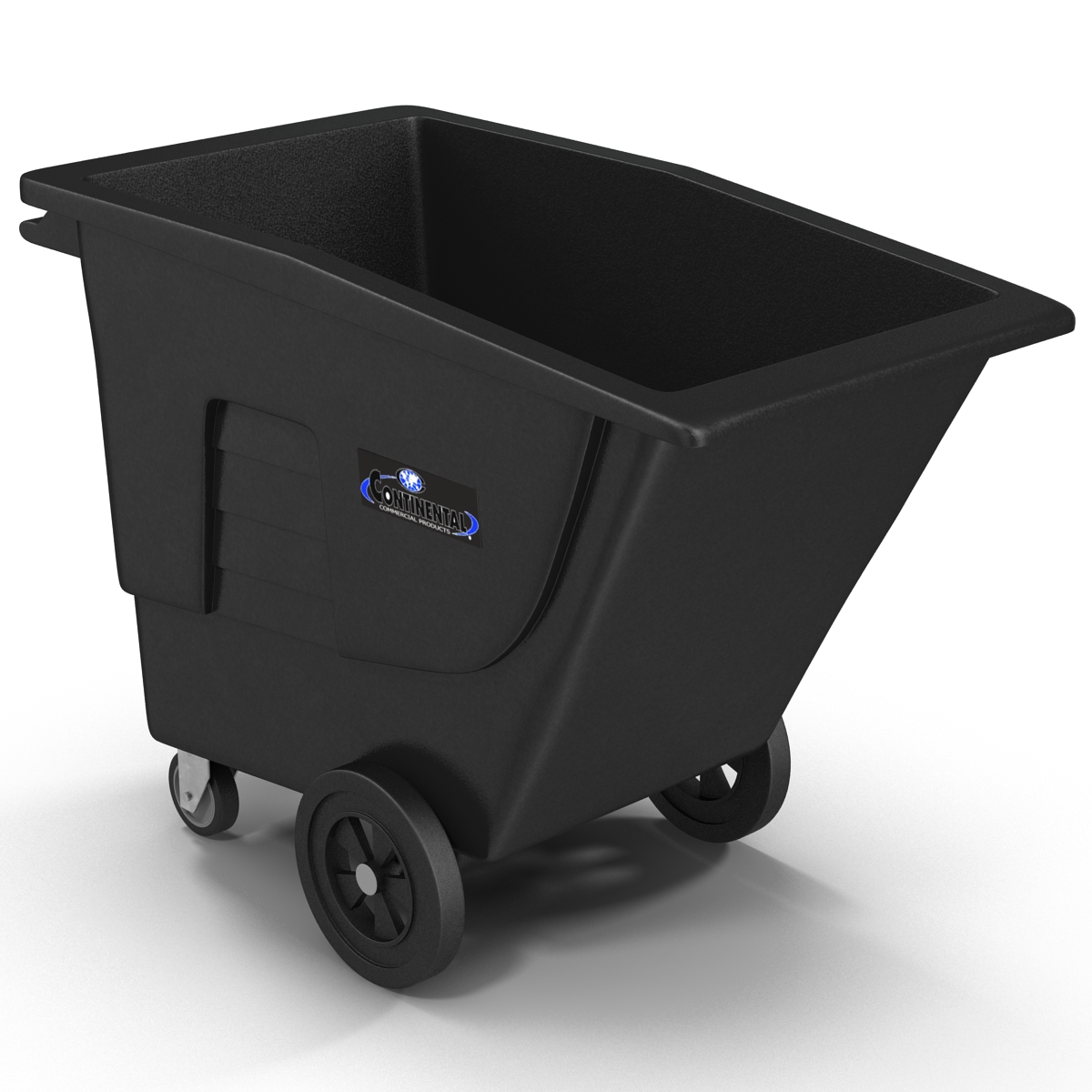 3D model Large Rolling Garbage Can