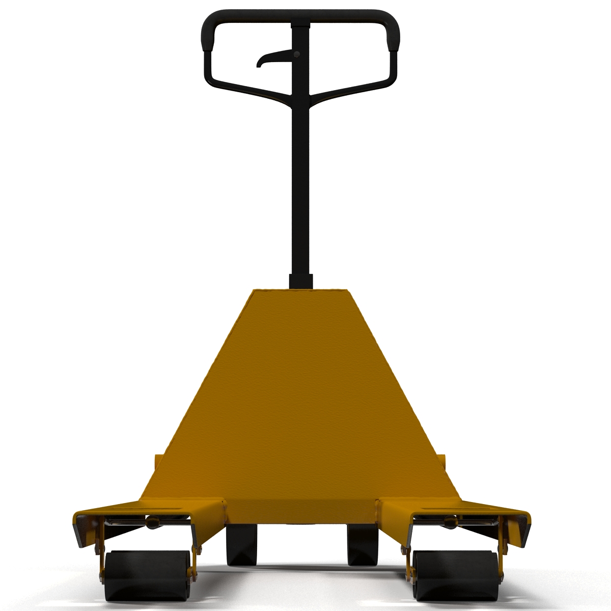 3D Pallet Jack Yellow model