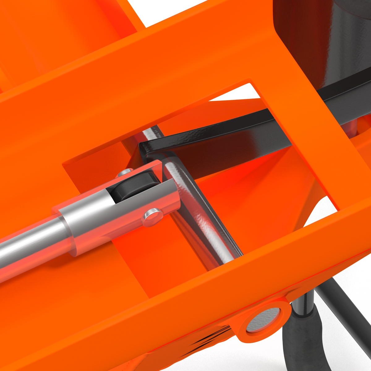 3D Pallet Jack Orange model