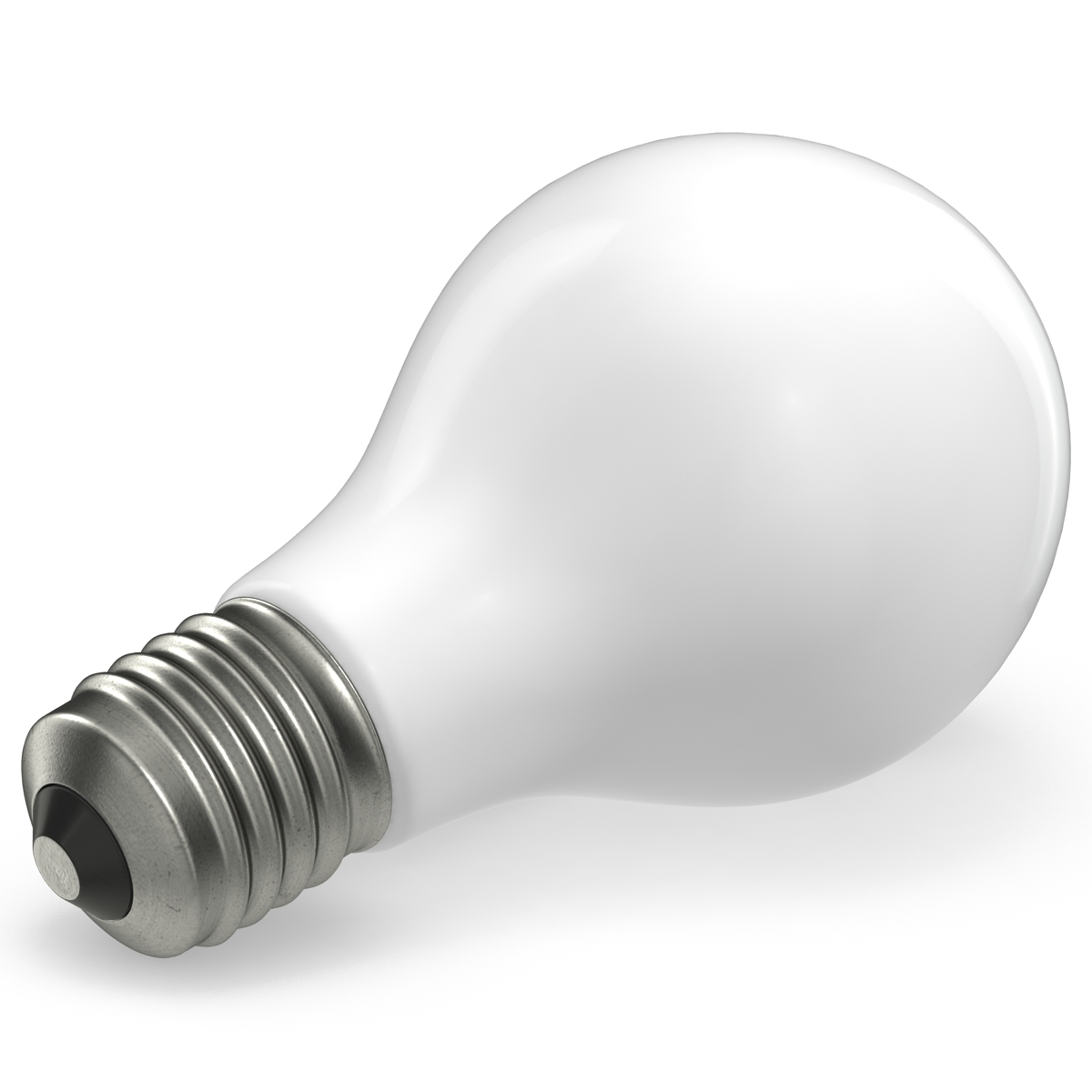 3D Matte Light Bulb