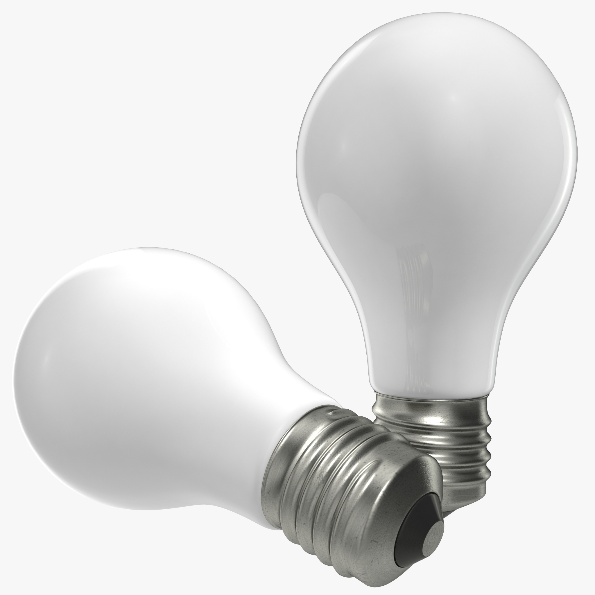 3D Matte Light Bulb