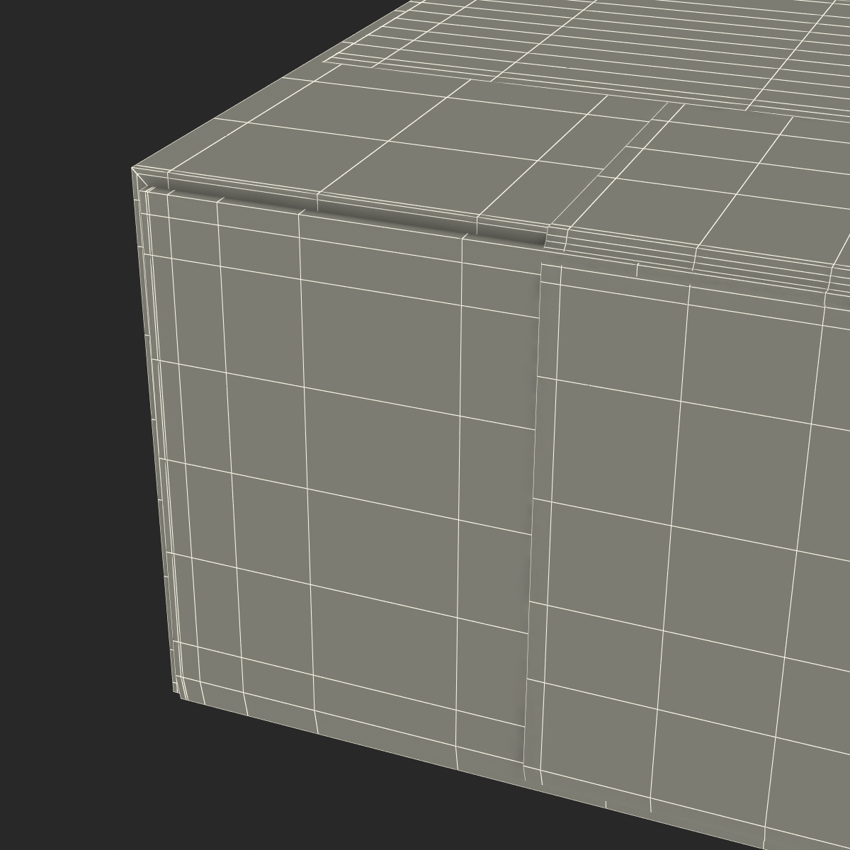 3D model Cardboard Box 4