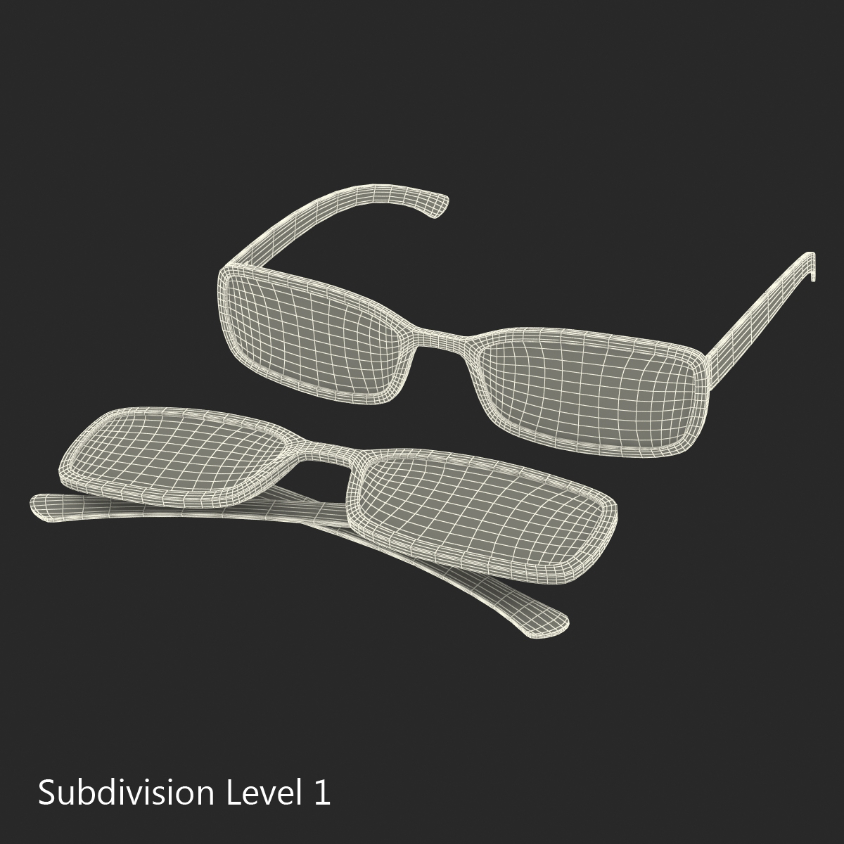 3D Glasses 5 Set model