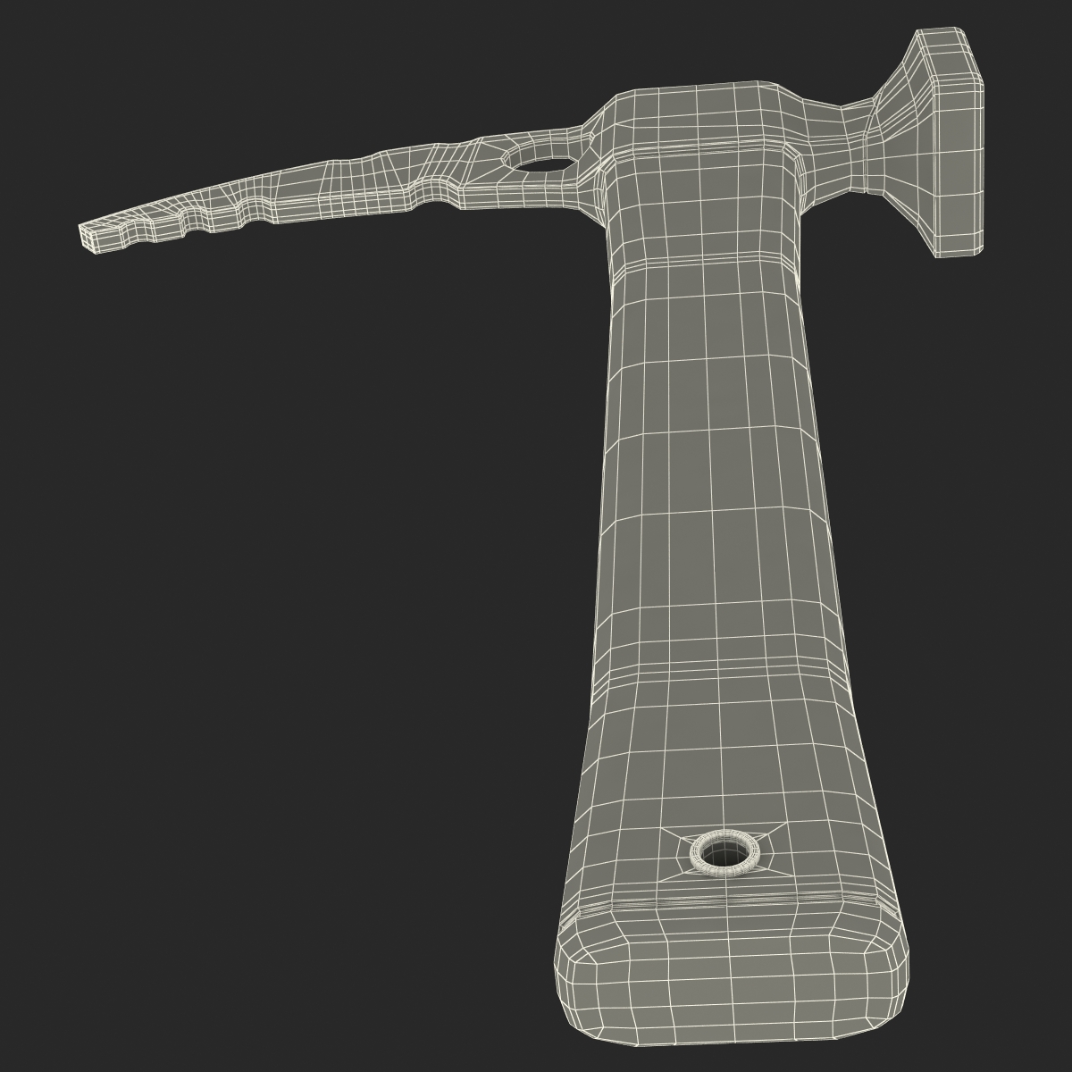 3D Rock Hammer 2 model