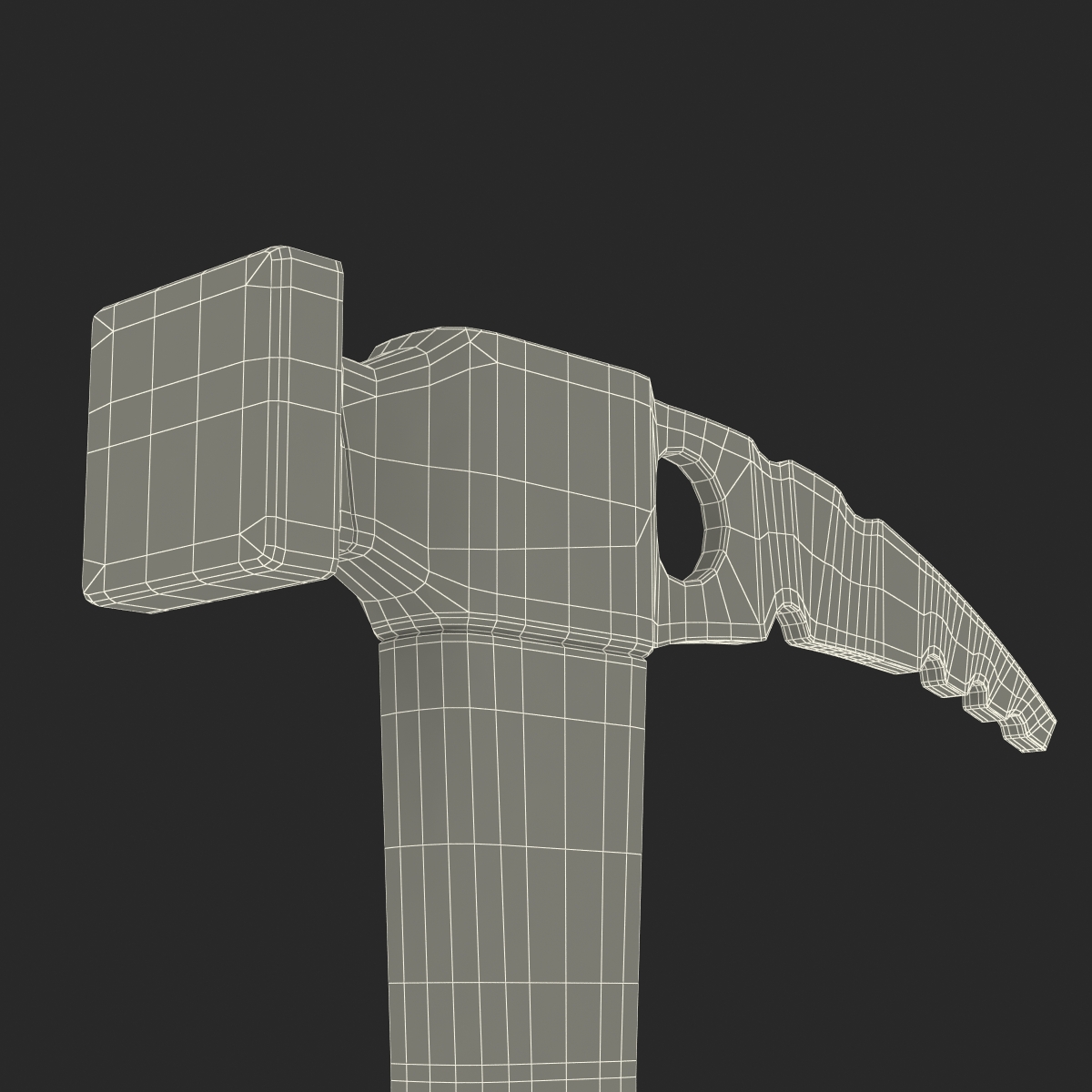 3D Rock Hammer 2 model