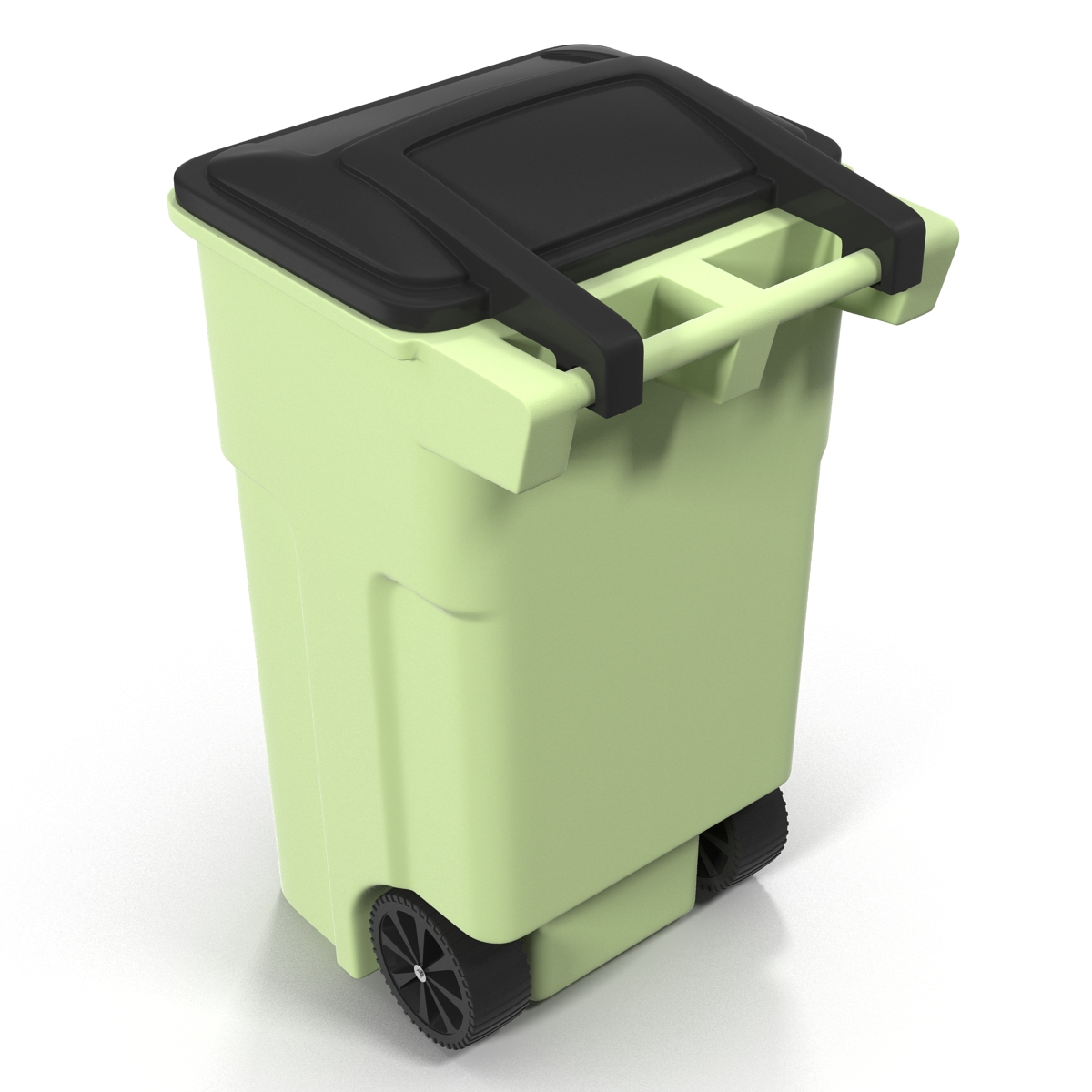 3D Recyling Bin Green model