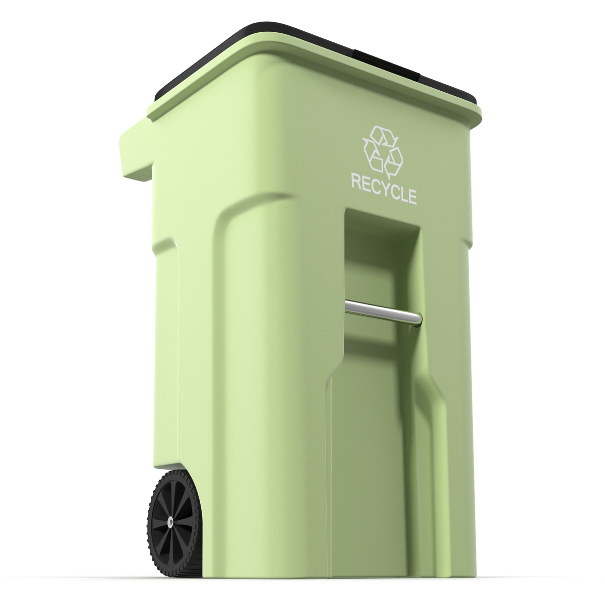 3D Recyling Bin Green model